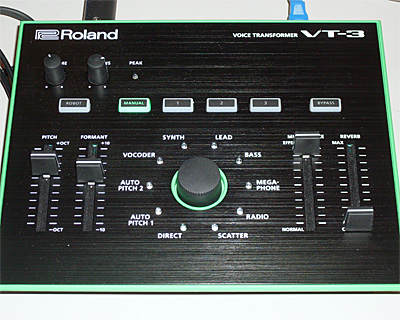 Roland VT-3 Voice Transformer Front Panel Controls